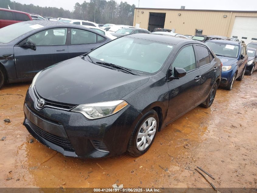 VIN 2T1BURHE7GC589324 2016 Toyota Corolla, LE no.2