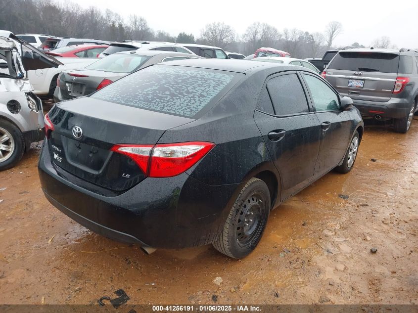 VIN 2T1BURHE7GC589324 2016 Toyota Corolla, LE no.4