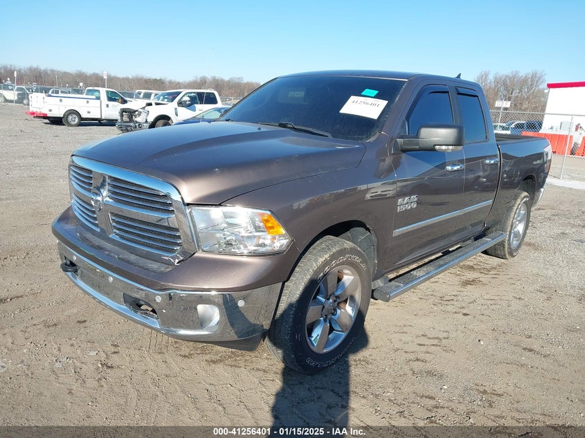 Vin: 1c6rr7gg7js137331, lot: 41746752, ram 1500 big horn quad cab 4x4 6'4 box 20182