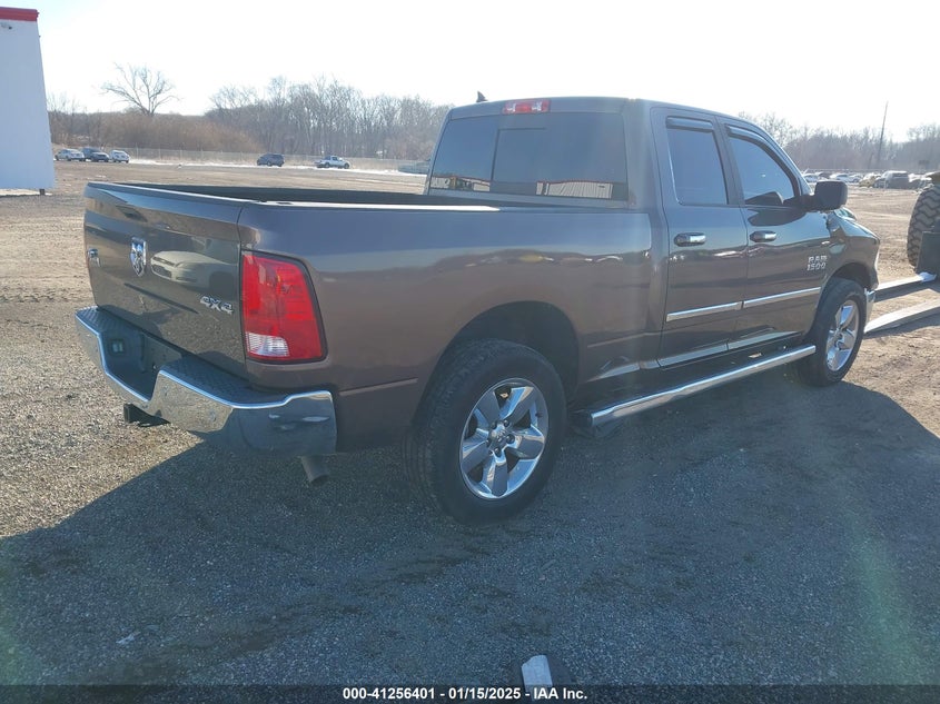 Vin: 1c6rr7gg7js137331, lot: 41746752, ram 1500 big horn quad cab 4x4 6'4 box 20184