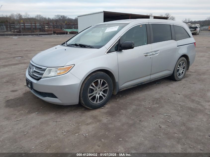 VIN 5FNRL5H68DB011257 2013 Honda Odyssey, Ex-L no.2