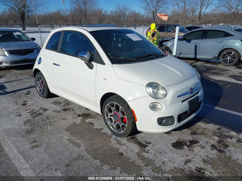 2012 Fiat 500 Sport VIN: 3C3CFFBR5CT126215 Lot: 41256609