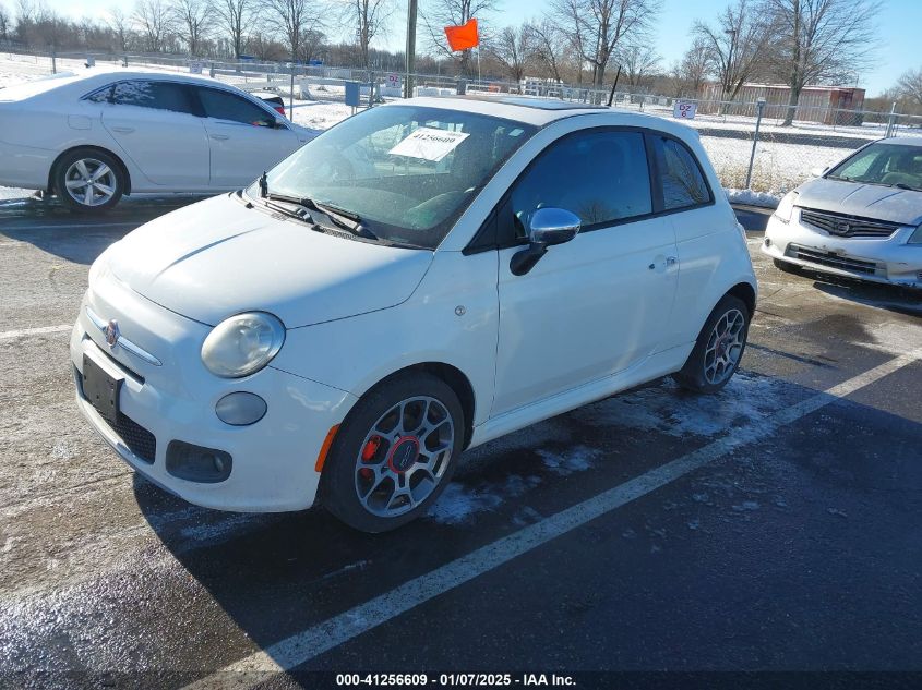 2012 Fiat 500 Sport VIN: 3C3CFFBR5CT126215 Lot: 41256609