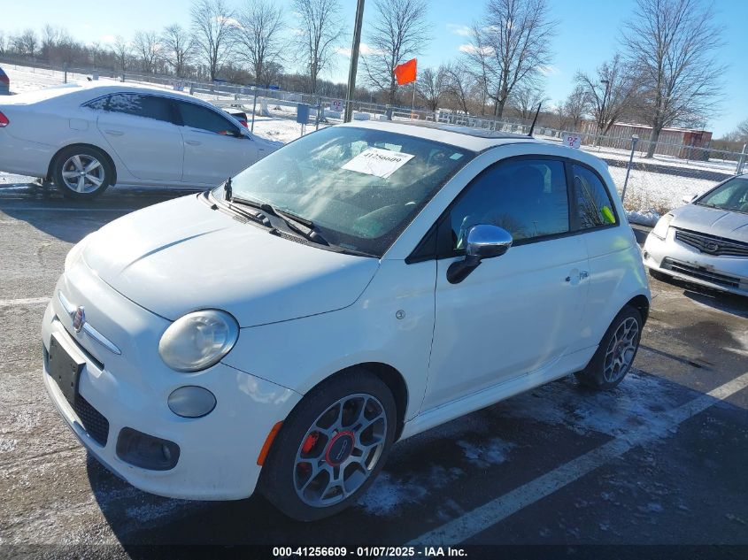 2012 Fiat 500 Sport VIN: 3C3CFFBR5CT126215 Lot: 41256609