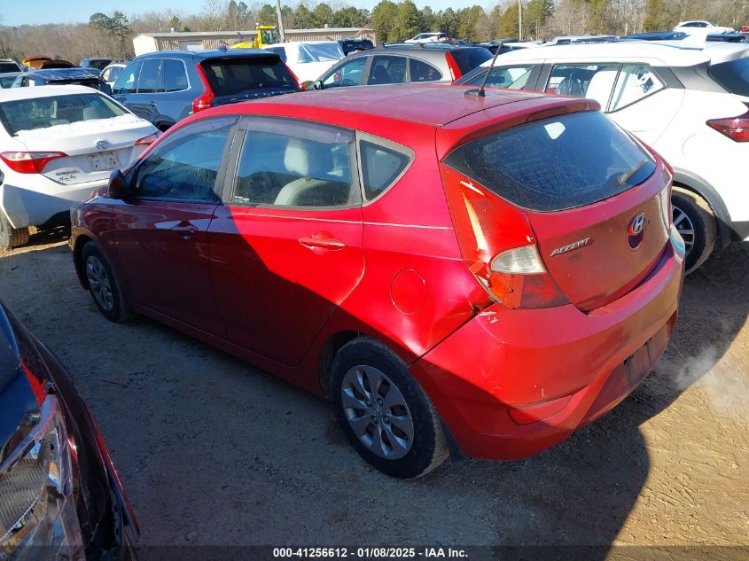 VIN KMHCT5AE6FU216377 2015 HYUNDAI ACCENT no.3