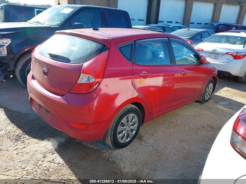 VIN KMHCT5AE6FU216377 2015 HYUNDAI ACCENT no.4