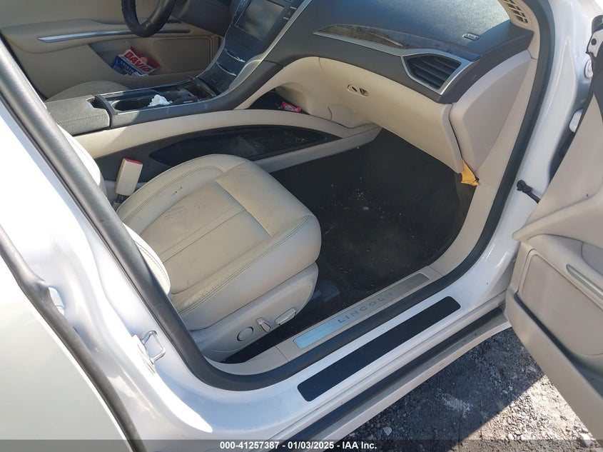 2016 LINCOLN MKZ VIN: 3LN6L2G97GR627074