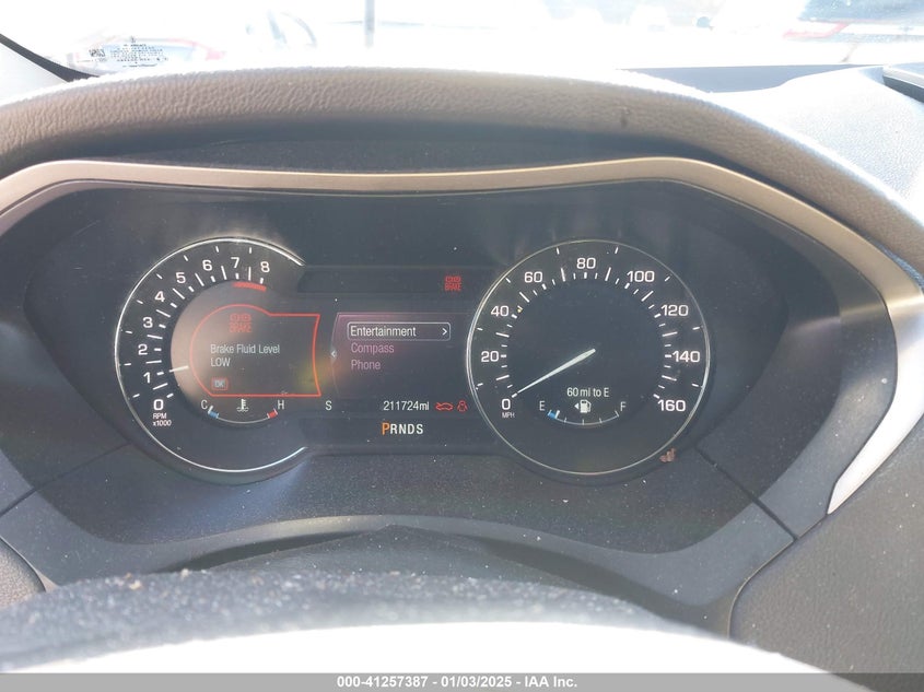 2016 LINCOLN MKZ VIN: 3LN6L2G97GR627074