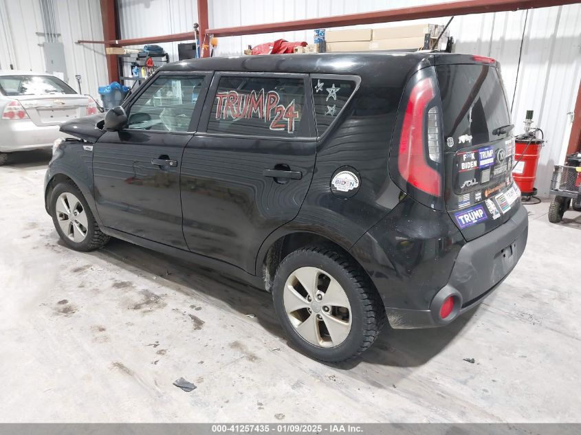 VIN KNDJN2A27G7405629 2016 KIA Soul no.3