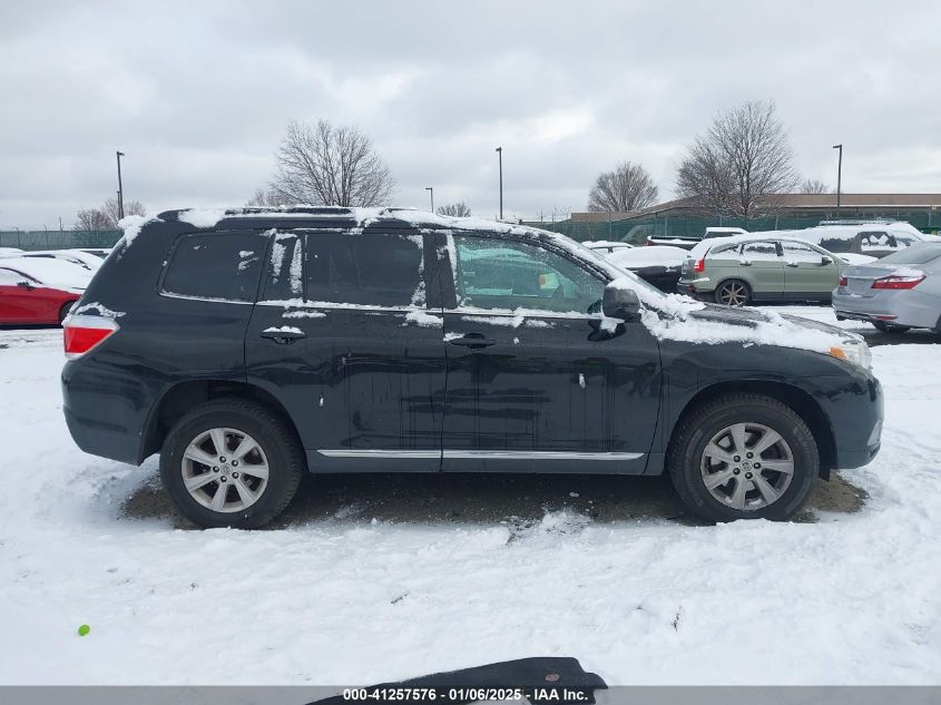 VIN 5TDBK3EHXDS227640 2013 Toyota Highlander, Se V6 no.13