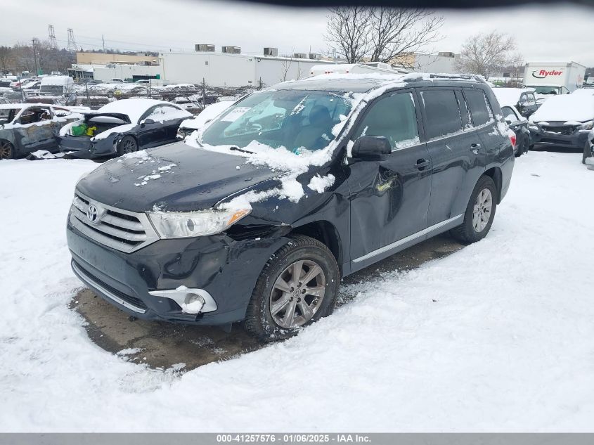 VIN 5TDBK3EHXDS227640 2013 Toyota Highlander, Se V6 no.6