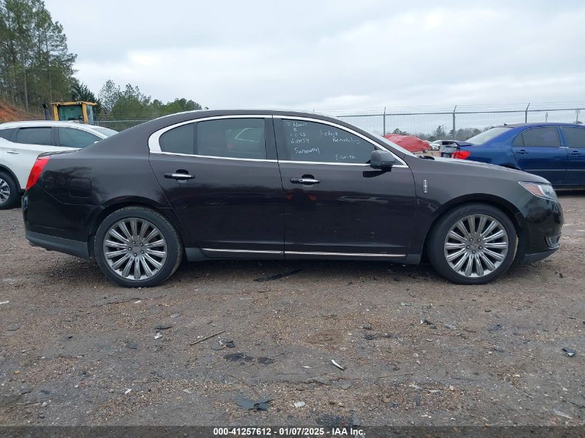 2013 Lincoln Mks VIN: 1LNHL9DK3DG610459 Lot: 41257612