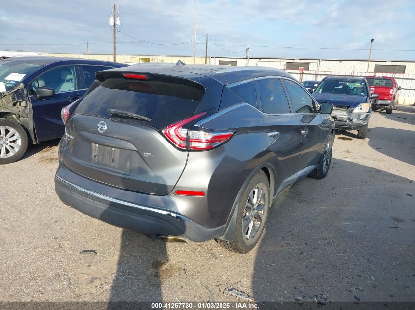 VIN 5N1AZ2MGXFN263097 2015 Nissan Murano, SL no.4