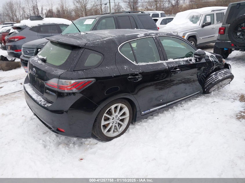 Vin: jthkd5bh4c2080326, lot: 41748109, lexus ct 200h premium 20124