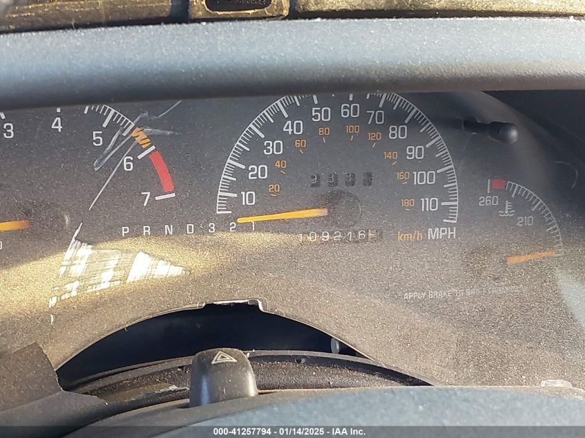 1997 Pontiac Grand Prix Gt VIN: 1G2WP1213VF344190 Lot: 41257794