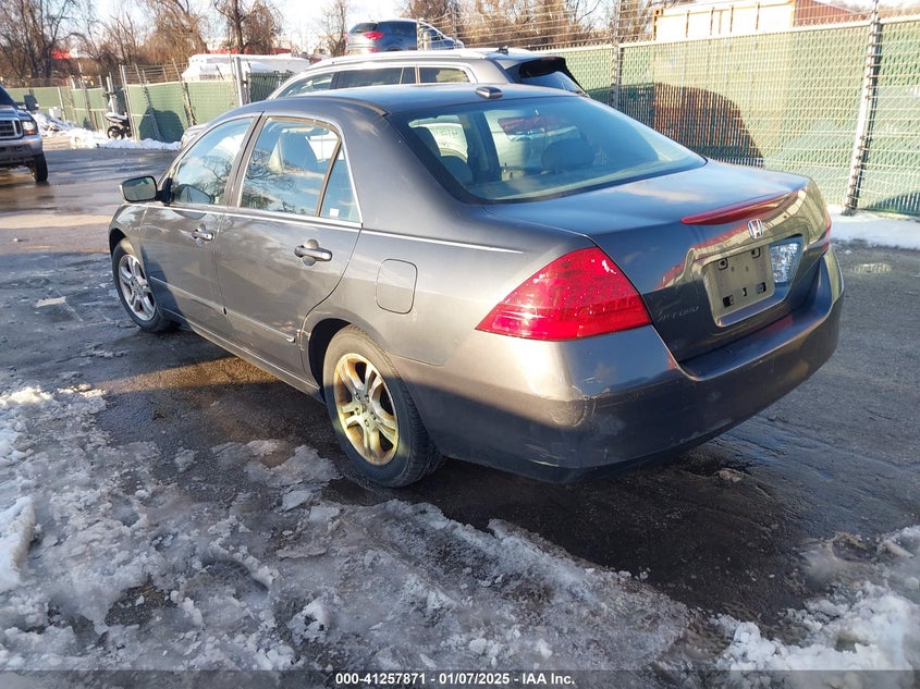 2007 HONDA ACCORD VIN: 1HGCM56857A162031