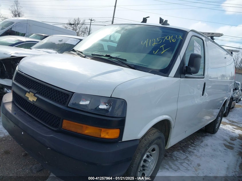 Vin: 1gcwgaf73m1145131, lot: 41748315, chevrolet express cargo rwd 2500 regular wheelbase wt 20212