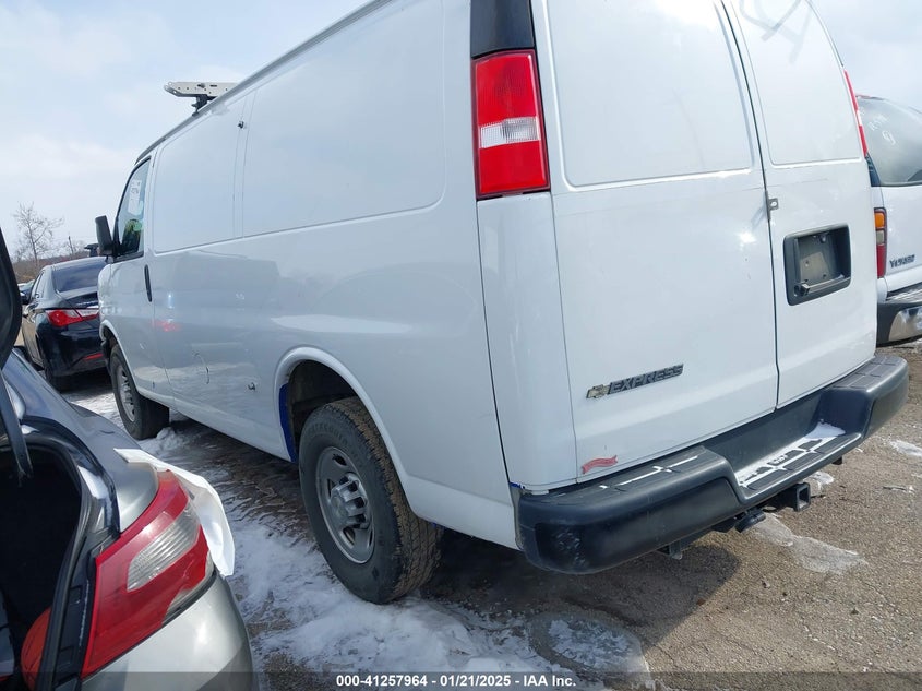 Vin: 1gcwgaf73m1145131, lot: 41748315, chevrolet express cargo rwd 2500 regular wheelbase wt 20213