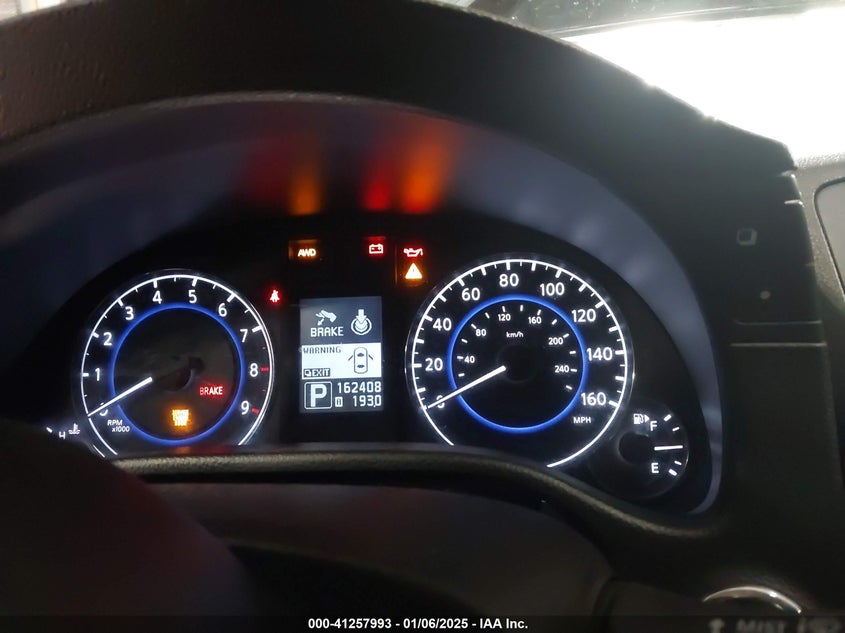 2011 INFINITI G37X VIN: JN1CV6AR5BM412461