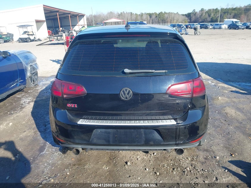 2017 VOLKSWAGEN GOLF GTI AUTOBAHN 4-DOOR/S 4-DOOR/SE 4-DOOR/SPORT 4-DOOR - 3VW447AUXHM031620