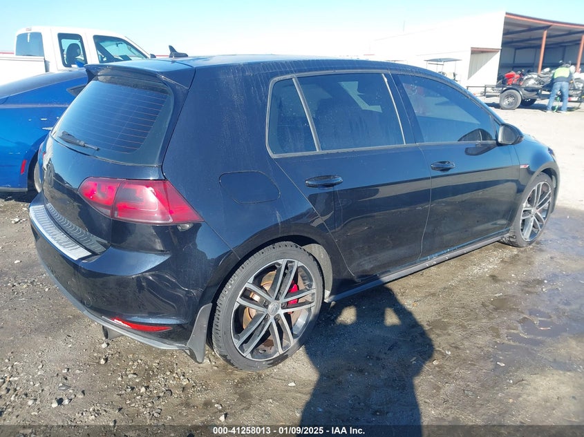 2017 VOLKSWAGEN GOLF GTI AUTOBAHN 4-DOOR/S 4-DOOR/SE 4-DOOR/SPORT 4-DOOR - 3VW447AUXHM031620