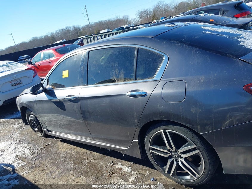 2016 HONDA ACCORD SEDAN VIN: 1HGCR3F9XGA018943