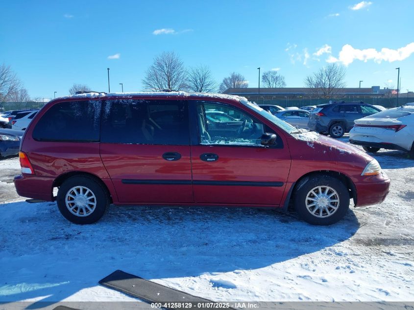 2002 Ford Windstar Lx VIN: 2FMZA51472BB19955 Lot: 41258129