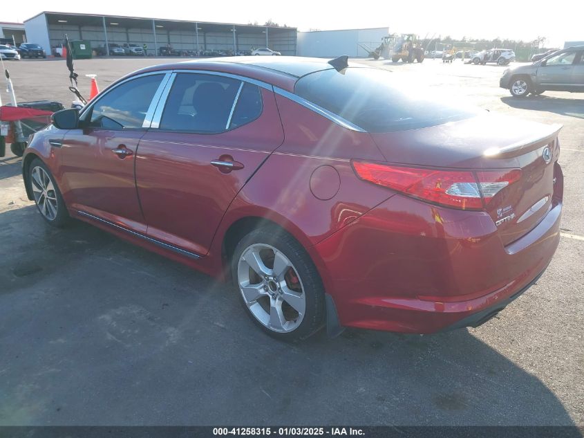 VIN 5XXGR4A67DG123989 2013 KIA Optima, SX no.3