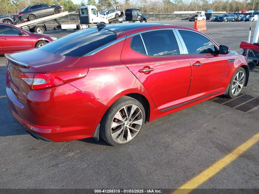 VIN 5XXGR4A67DG123989 2013 KIA Optima, SX no.4