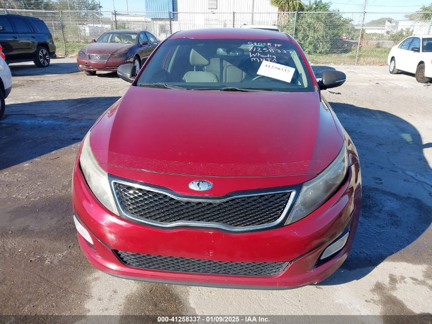 VIN 5XXGN4A7XEG295293 2014 KIA OPTIMA no.6