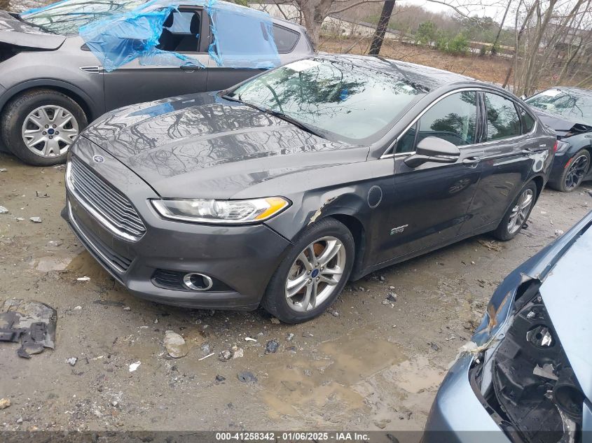 VIN 3FA6P0SUXFR307616 2015 FORD FUSION ENERGI no.2