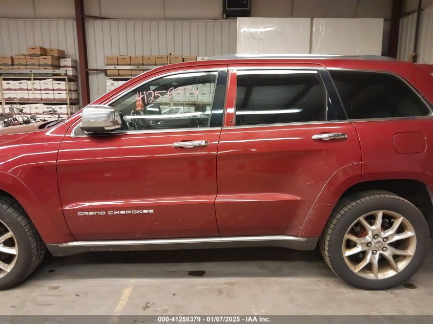 VIN 1C4RJFJG4EC559740 2014 Jeep Grand Cherokee, Summit no.14