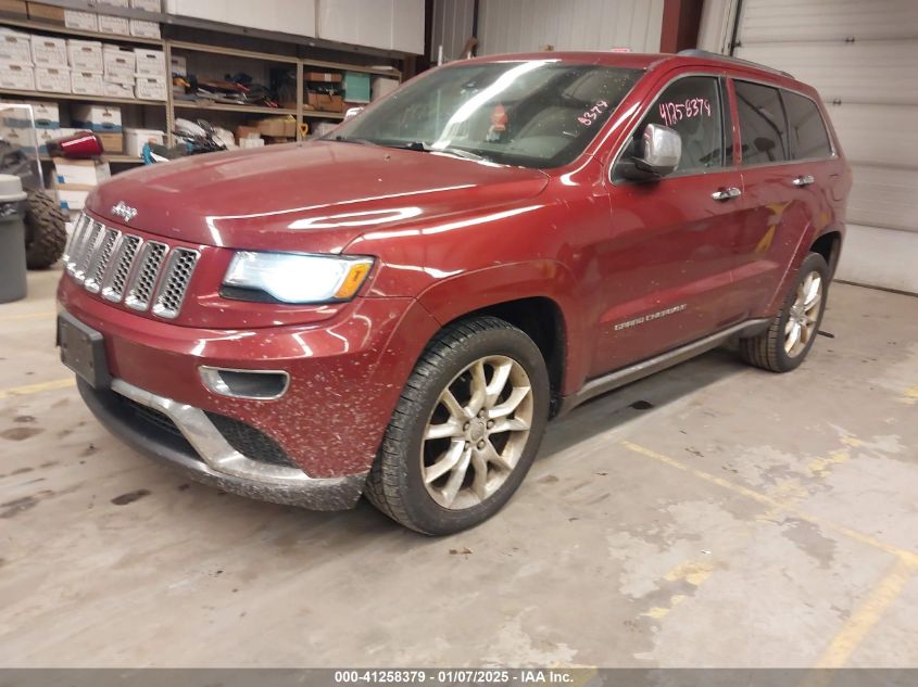 VIN 1C4RJFJG4EC559740 2014 Jeep Grand Cherokee, Summit no.2