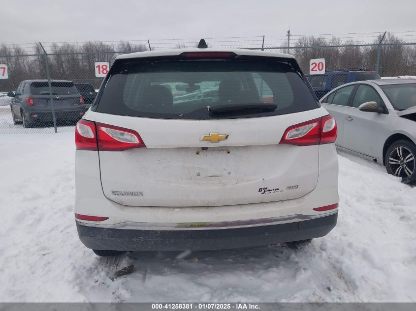 2018 Chevrolet Equinox Ls VIN: 3GNAXREV0JL341628 Lot: 41258381