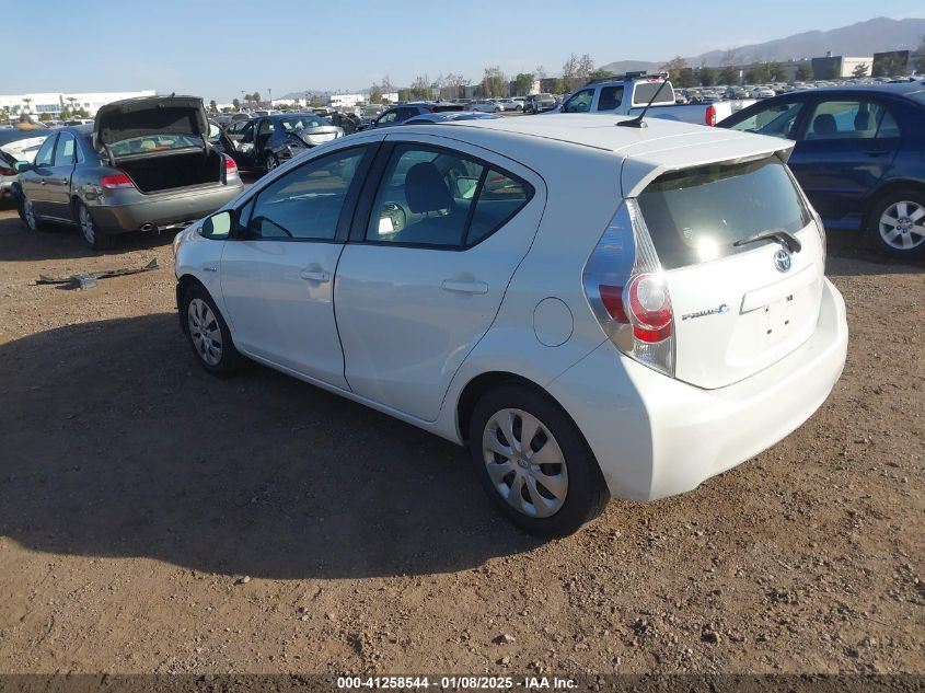 VIN JTDKDTB3XE1086005 2014 Toyota Prius, C Three no.3