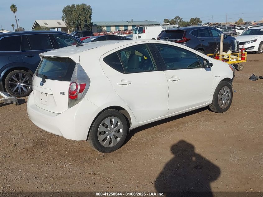 VIN JTDKDTB3XE1086005 2014 Toyota Prius, C Three no.4