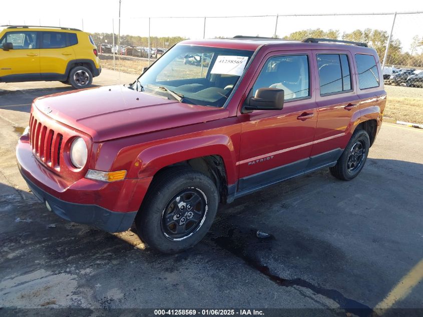 VIN 1C4NJPBA5ED596112 2014 Jeep Patriot, Sport no.2