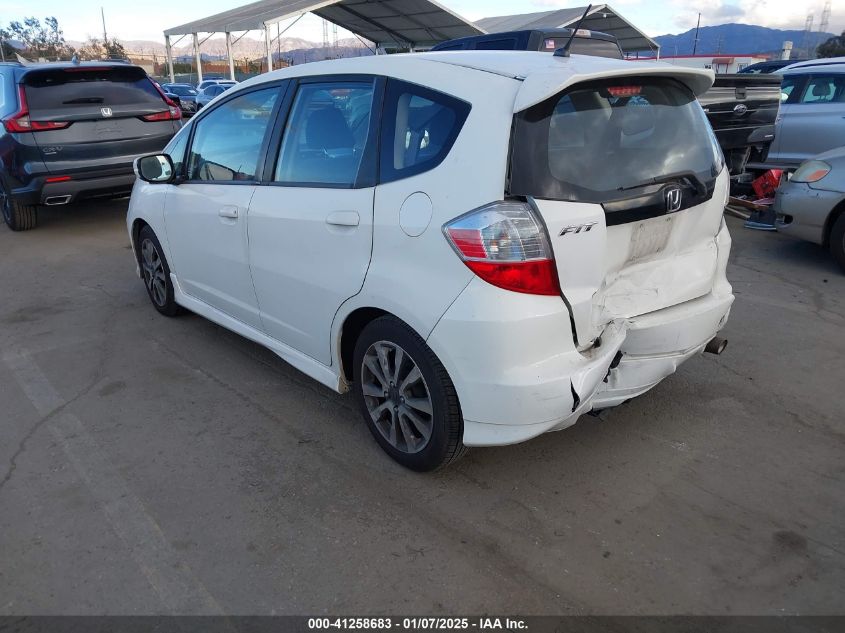 VIN JHMGE8H56DC046482 2013 Honda Fit, Sport no.3