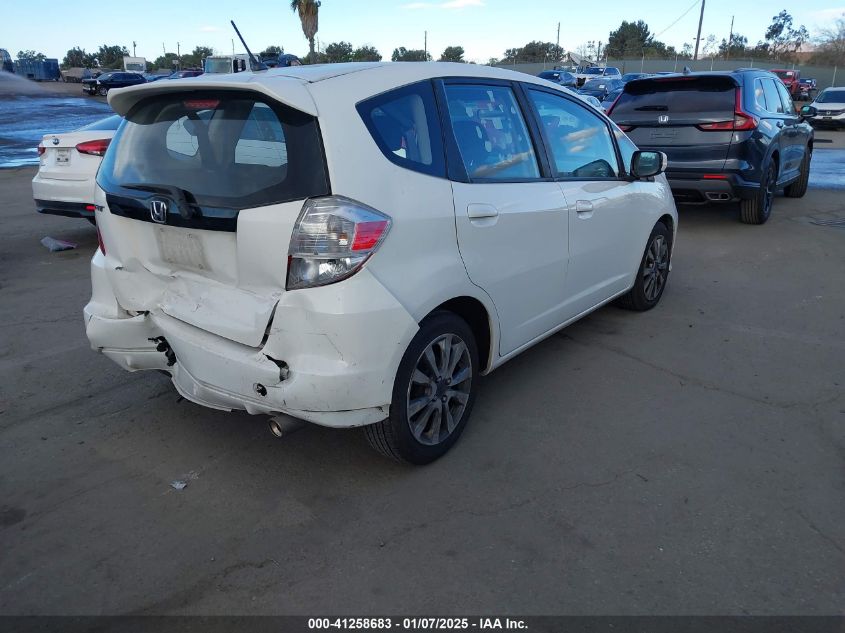 VIN JHMGE8H56DC046482 2013 Honda Fit, Sport no.4