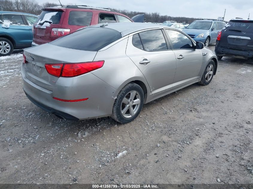 VIN 5XXGM4A70FG469828 2015 KIA OPTIMA no.4