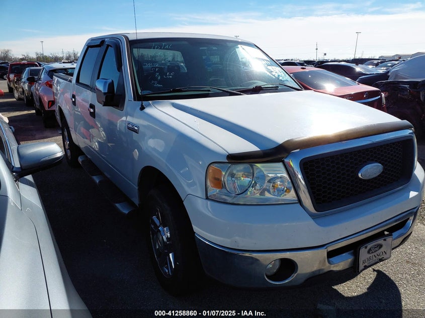2006 Ford F-150 Xlt white truck gasoline 1FTRW12W76KD94980 photo #1