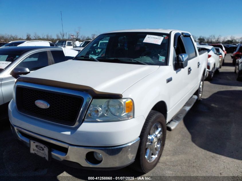 2006 Ford F-150 Xlt white truck gasoline 1FTRW12W76KD94980 photo #3