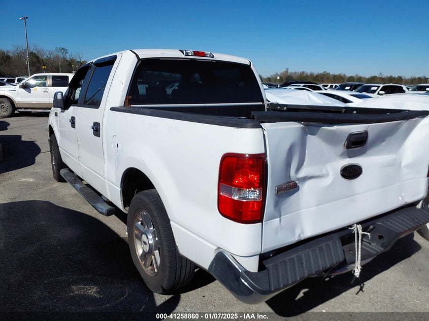 2006 Ford F-150 Xlt white truck gasoline 1FTRW12W76KD94980 photo #4