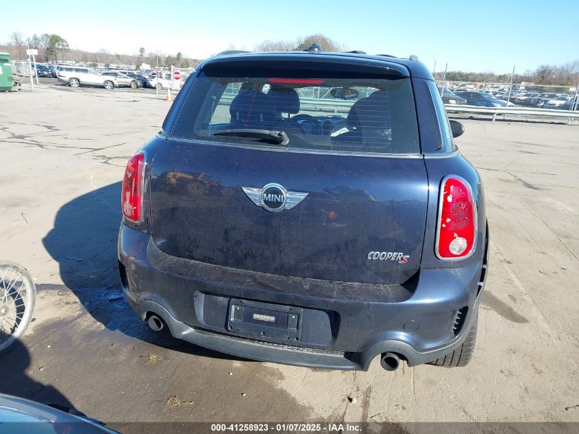 2011 Mini Cooper S Countryman VIN: WMWZC3C56BWL79283 Lot: 41258923