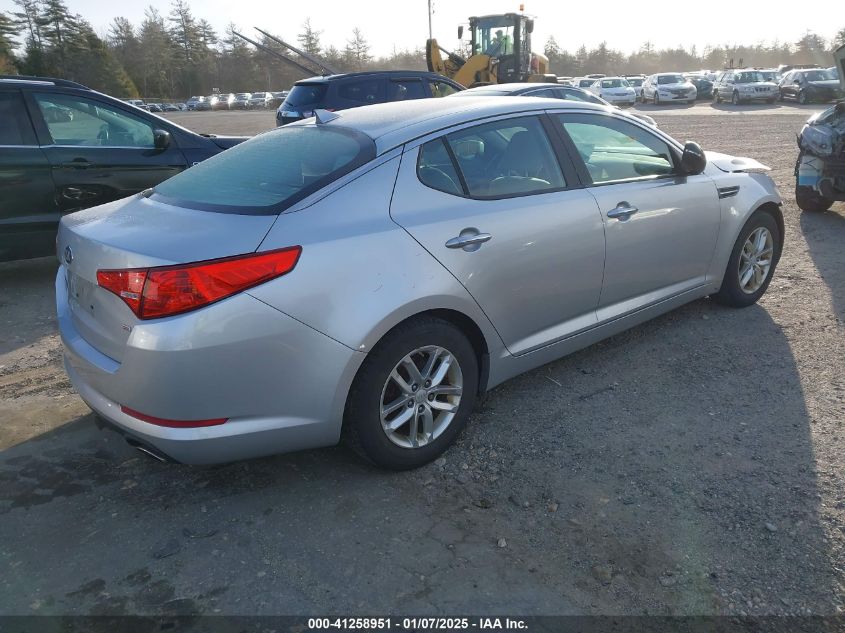 VIN KNAGM4A77D5360975 2013 KIA Optima, LX no.4