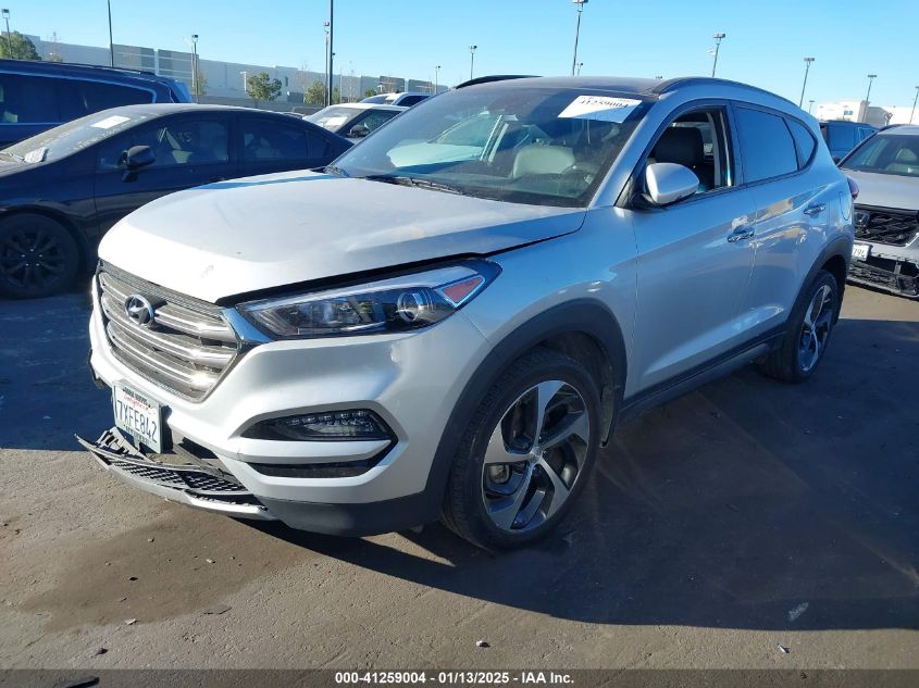 VIN KM8J33A26GU253058 2016 Hyundai Tucson, Limited/... no.2