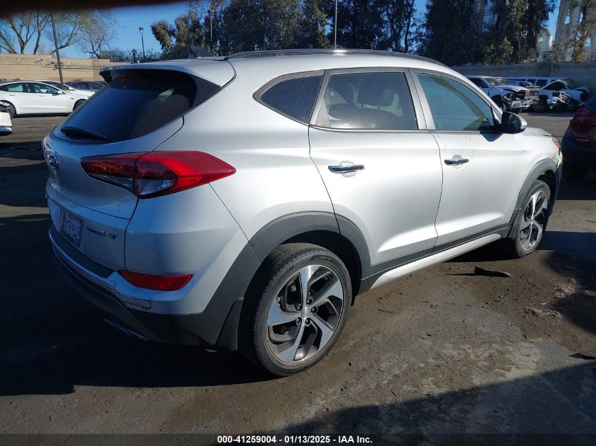 VIN KM8J33A26GU253058 2016 Hyundai Tucson, Limited/... no.4