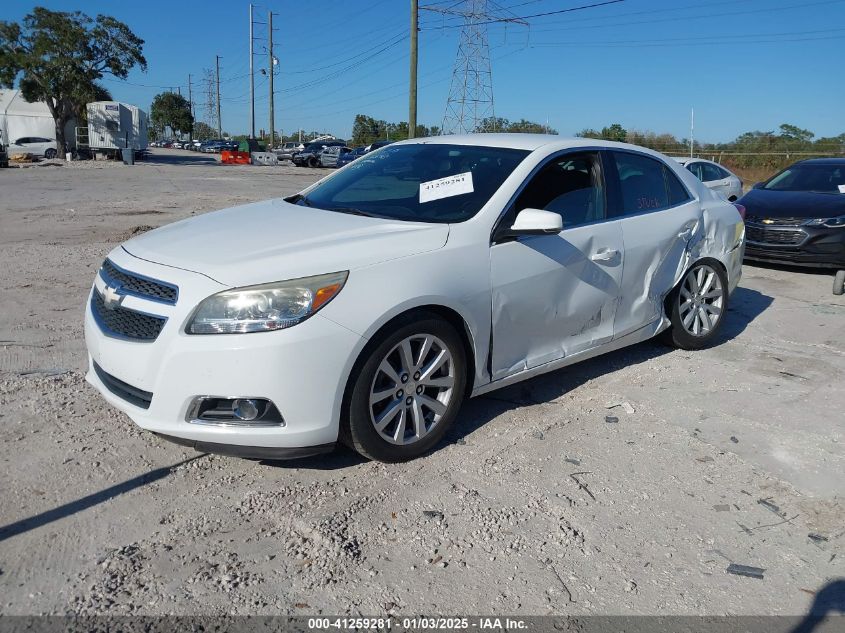 VIN 1G11E5SA9DF306814 2013 CHEVROLET MALIBU no.2