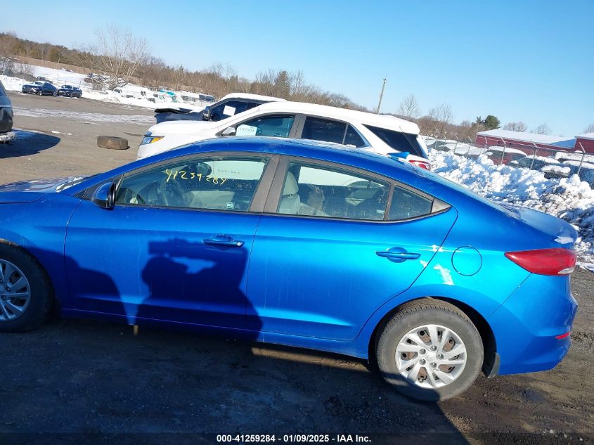 VIN KMHD74LFXHU128007 2017 Hyundai Elantra, SE no.14