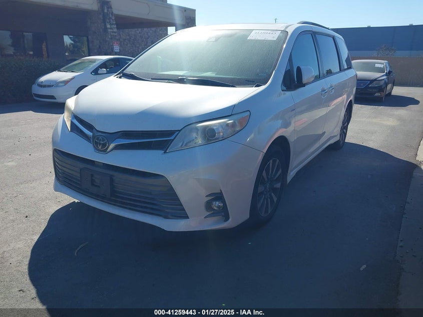 Vin: 5tddz3dc3ks220990, lot: 41749794, toyota sienna xle 7 passenger 20192